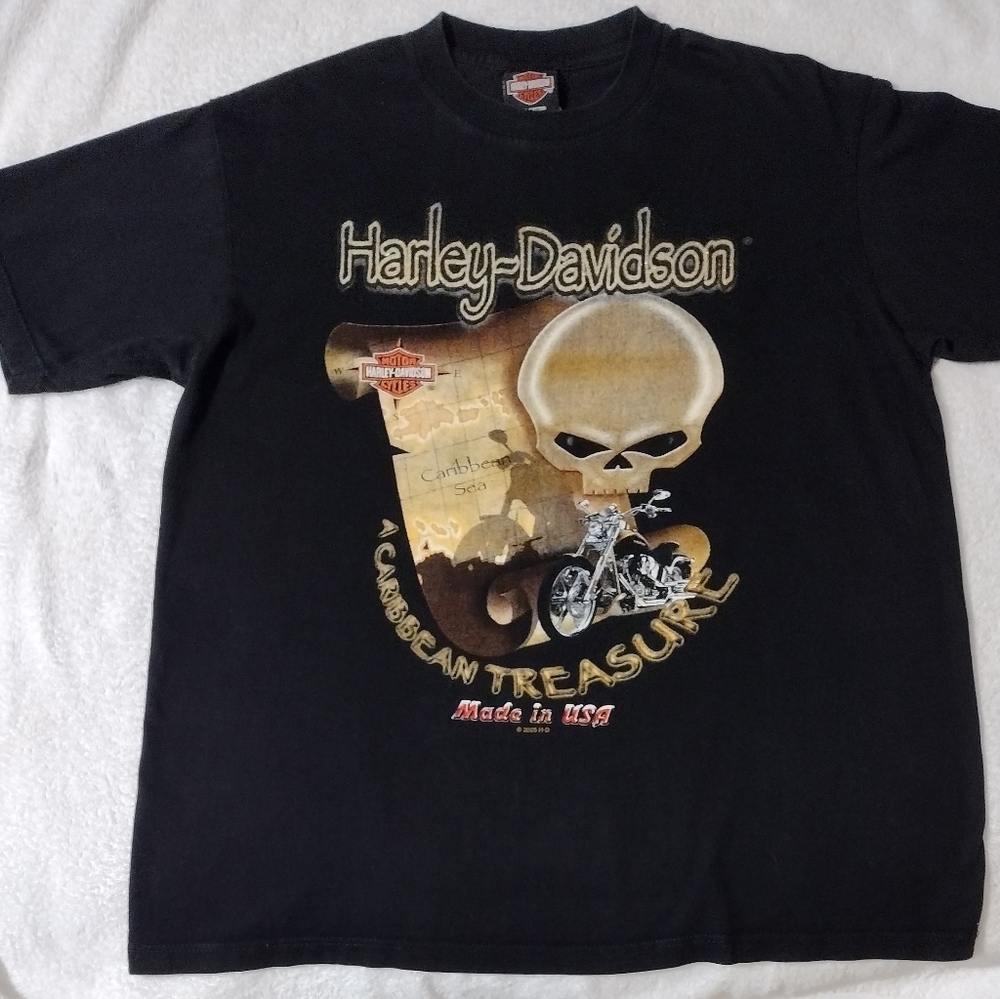 Harley Davidson A Caribbean Treasure Tshirt